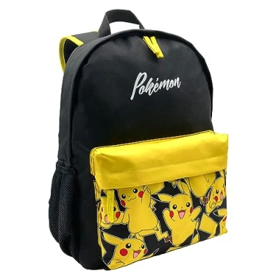 Imagen de POKEMON Mochila Escolar Americana Pikachu, Unisex niños, Multicolor, Grande