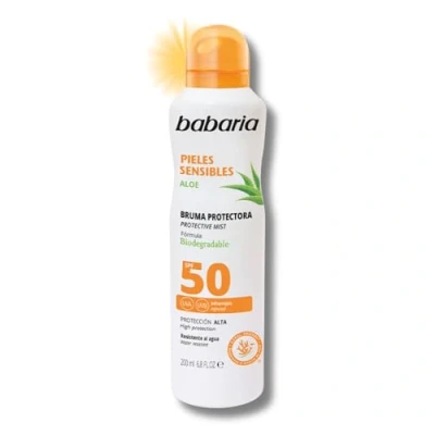 Imagen de Babaria Bruma Protector Solar Sensibles SPF50 200 ml