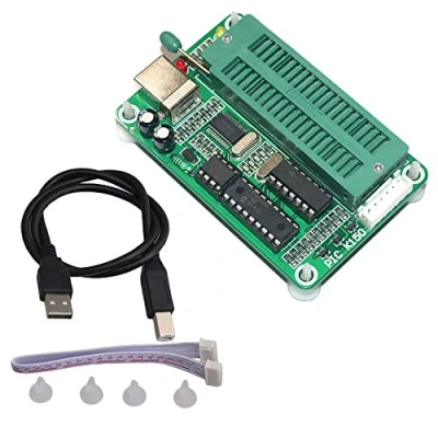 Imagen de DollaTek Programación automática K150 ICSP PIC USB Desarrollar microcontrolador Programador + Cable