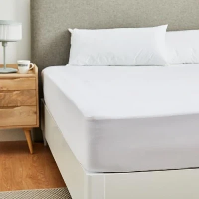 Imagen de Pikolin Home Protector de colchón Lyocell, híper Transpirable e Impermeable, Color Blanco, 180x200cm Cama 180 (Todas Las Medidas)