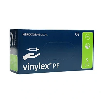 Imagen de MERCATOR MEDICAL Vinylex Guantes de vinilo sin polvo (100 unidades)