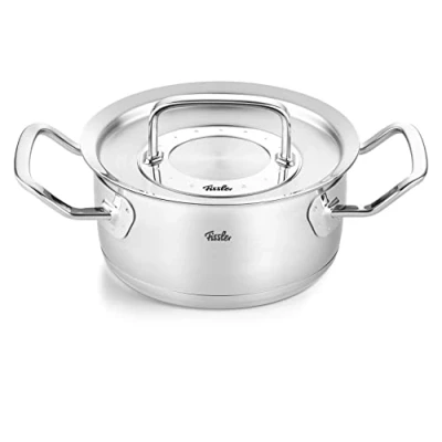 Imagen de Fissler Original Profi Collection Cacerola de 1,4 L y 16 cm diámetro, acero inoxidable, con tapa metal, inducción