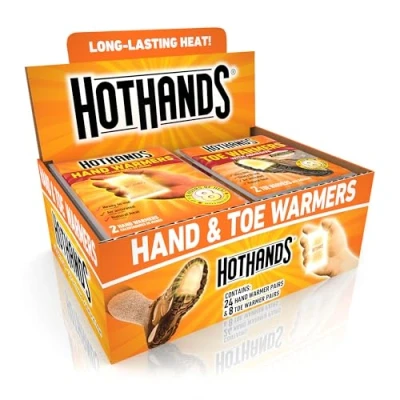 Imagen de HotHands Htwcmb32 24 Manos y 8 Pares de Calentadores Dedos, Unisex, Gris, 1 Pack