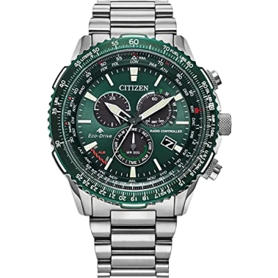 Imagen de CITIZEN Reloj Cronógrafo para Hombres de Energía Solar con Correa en Acero Inoxidable CB5004 59W