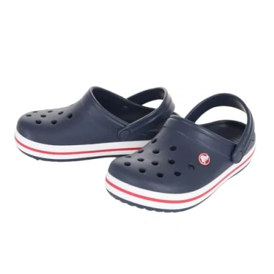 Imagen de Crocs Crocband Clog K, Zuecos Unisex niños, Multicolor (Navy Red), 36/37 EU