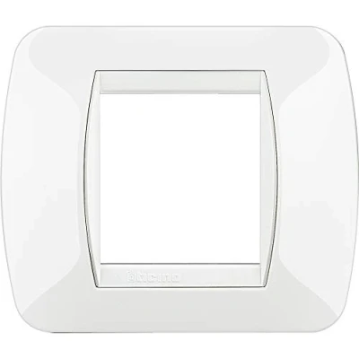 Imagen de BTicino L4802BI living int Placa 2P blanca