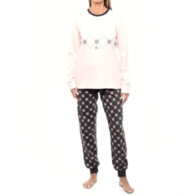 Imagen de Pijama Mujer Invierno Afelpado KLP2. de algodón, Pijamas Mujer, Polar