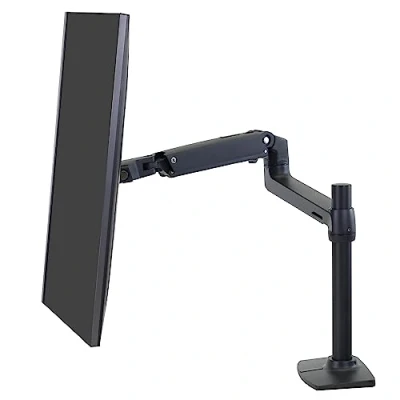 Imagen de Ergotron Brazo para monitor LX Premium, soporte de escritorio único, se adapta a monitores computadora ultra anchos curvados planos hasta 34 pulgadas, 7 25 libras, VESA 75 x mm