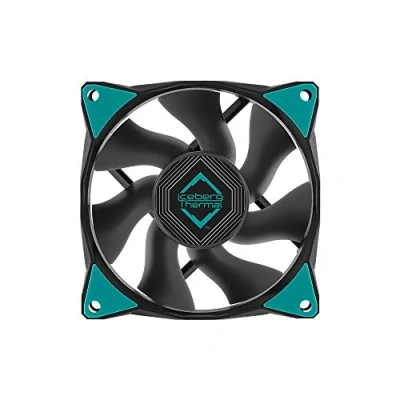 Imagen de Iceberg Thermal IceGALE Xtra 80mm 3000 RPM, 4 Pines, PWM, Rendimiento Extremo,Ventilador de PC 80 mm (80mm, negro)