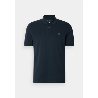 Imagen de Marc O&#039;Polo Short Sleeve Button Placket Slits Embroide Polo, Hombre, Talla: Medium, Dark night