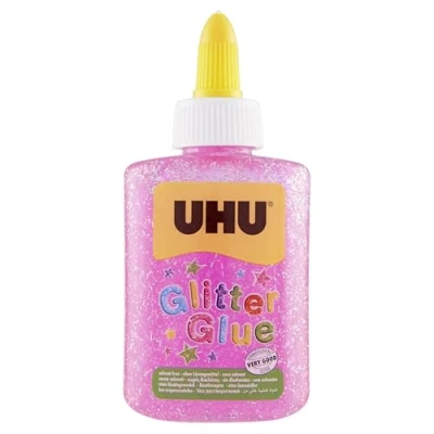 Imagen de UHU Glitter Glue Bottle, color Rosa