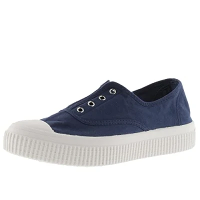 Imagen de Victoria Shoes Reedition Ingles LONA DREC Zapatillas, Mujer, Talla: 39, Marino Zapatos