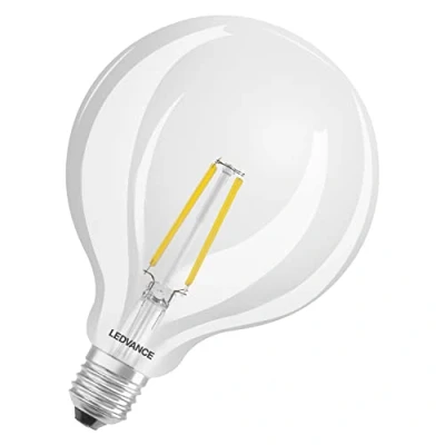 Imagen de LEDVANCE Lámpara LED inteligente con tecnología WiFi, enchufe E27, Regulable, blanco cálido (2400 K), reemplaza las lámparas incandescentes por 60W, SMART+ WiFi Globe Edison paquete de 1