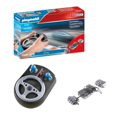 Imagen de PLAYMOBIL City Life 71397 RC Vehicles Set Módulo Bluetooth, Juego Completo para Mejorar Todos los vehículos Capacidad RC, Juguetes niños a Partir de 6 años