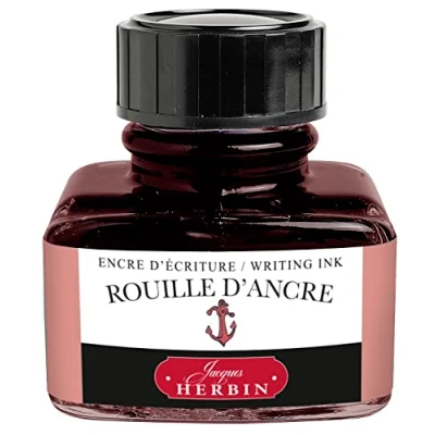 Imagen de Jacques Herbin 13058T Una botella de 30 ml tinta para estilográficas y rollerball, Rouille d&#039;ancre