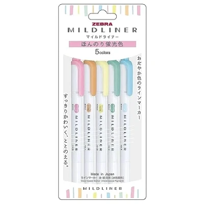 Imagen de Zebra Mildliner 5C N Set de rotuladores