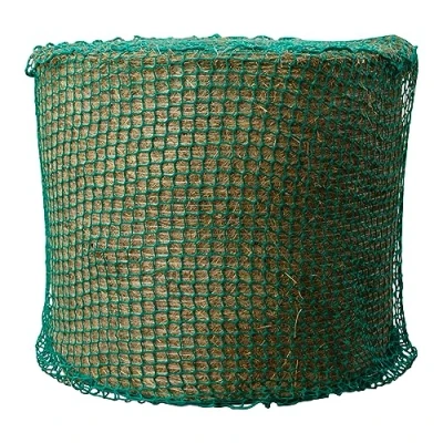 Imagen de Kerbl 321604 Red de heno para Balas Redondas (Malla 4,5 x cm, diámetro 180 Altura cm), Color Verde