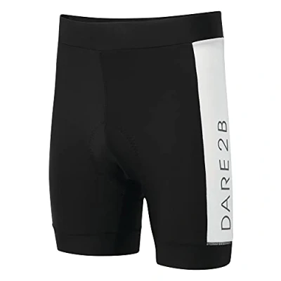 Imagen de Dare2b Ecliptic II Culotte De Ciclismo, Tejido Elástico Y Ligero Secado Rápido, Detalles Reflectantes, Badana Gel Cycle Shorts, Hombre, Black, S