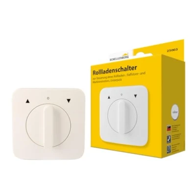 Imagen de Schellenberg 25003 Interruptor de persiana empotrado, blanco