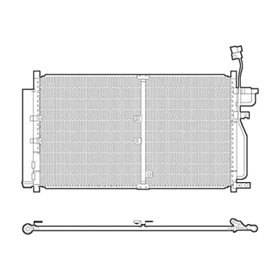 Imagen de DENSO DCN15003 Condensador con secador R 134 a CHEVROLET: Captiva