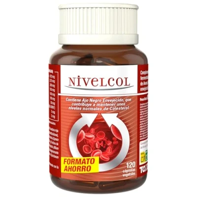 Imagen de Nivelcol 120 Cápsulas Levadura de Arroz Rojo, Fitoesteroles, Policosanol, Alcachofa y Ajo Negro Mantiene tus Niveles para Reducir el Colesterol Fórmula Segura Eficaz Tongil (2)