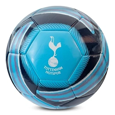 Imagen de Hy Pro Balón de fútbol Oficial del Tottenham F.C. Cyclone Talla 5, Spurs, Entrenamiento, Partido, mercancía, Coleccionable para niños y Adultos, Azul