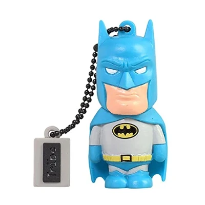 Imagen de Tribe Warner Bros DC Comics Batman Memoria USB 2.0 de 16 GB Pendrive Flash Drive Goma con Llavero