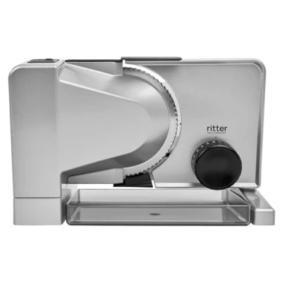 Imagen de ritter serano 7 Duo Plus, Cortafiambres Eléctrico y Cortadora de Embutidos Metal Macizo