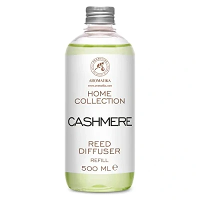 Imagen de Recambio de Difusor Cachemira 500 ml Relleno Difusores Aromáticos Ambientador Perfumado Fragancia para Habitación Fresca
