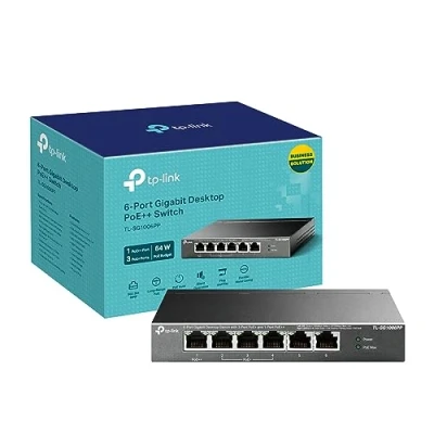 Imagen de TL SG1006PP switch No administrado Gigabit Ethernet (10/100/1000) Energía sobre (PoE) Gris
