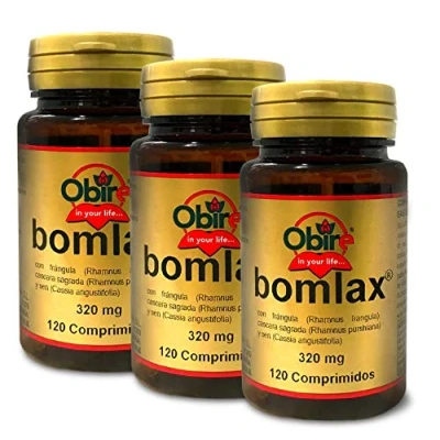 Imagen de Obire Bomlax Apoyo para el Tránsito Intestinal y Digestión 120 Comprimidos (Pack 3 Unidades)