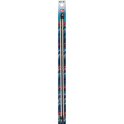 Imagen de Prym Chaqueta, Color Gris Agujas de Tejer una Sola Punta Aluminio Perla 35 cm 4,00 mm, Talla única