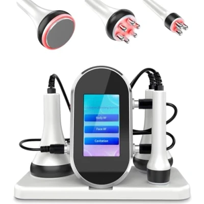 Imagen de Radiofrecuencia Facial y Corporal 3 en 1 Cavitacion Anticelulítico 40K Máquina de Adelgazamiento Belleza Masajeador Anticelulitico