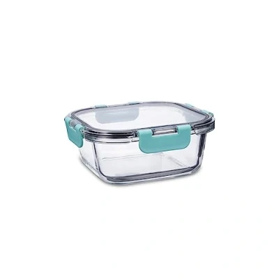 Imagen de Quid Purity Recipiente Hermético Vidrio 16x16x6,9cm 80cl Transparente