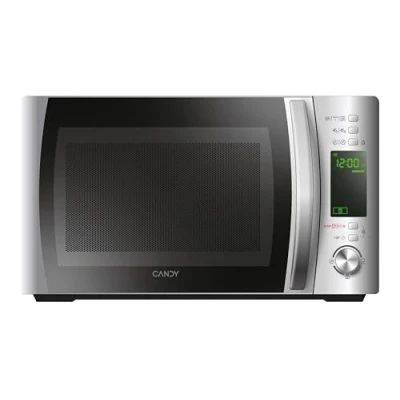 Imagen de Candy X Range CMXG20DS, Microondas con Grill Rack, 20L, 700W, 5 Niveles de Potencia, Digital, 40 Programas, Bloqueo Seguridad, Plato 25,5CM, Express Cooking, Temporizador, App simply Fi, Inox