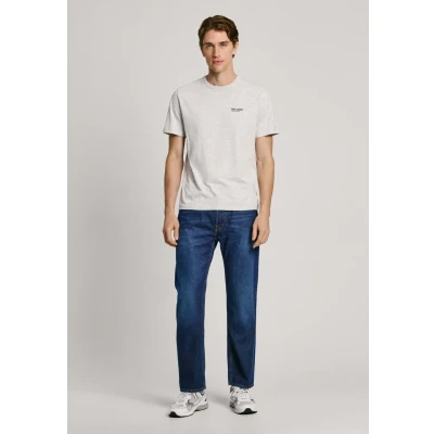 Imagen de Pepe Jeans Camiseta estampada, Hombre, Talla: Medium, Light grey marl