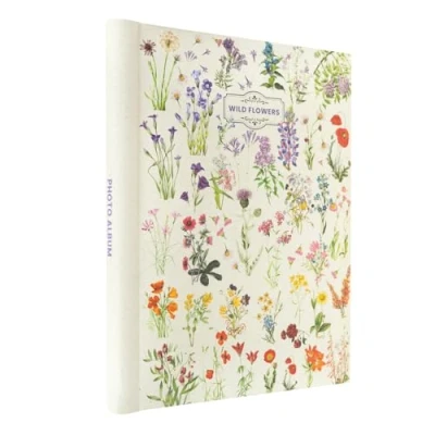 Imagen de Album fotos autoadhesivo Botanical Wild Flowers 10x15cm con 30 página de tapa dura 24x 32 x 2 cm flores