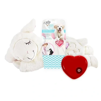 Imagen de All For Paws AFP4220 Oveja de Peluche para Cachorros con Corazón Little Buddy