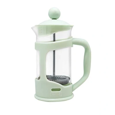 Imagen de NERTHUS FIH 794 Cafetera Francesa de Émbolo, PP/Vidrio Borosilicato/SS, VERDE, 350 ml