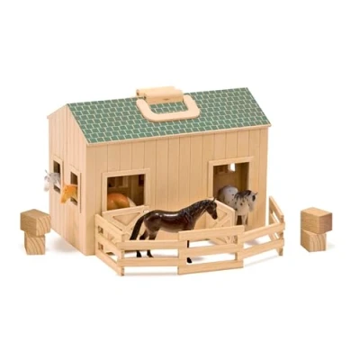 Imagen de Melissa &amp; Doug Granero de Madera Plegable, Portátil, Para Niños o Niñas, 3+