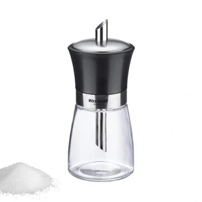 Imagen de Westmark Dosificador de azúcar, capacidad: 190 ml, Vidrio/acero inoxidable/plástico, Blacky, Transparente/negro/plateado, 63592260