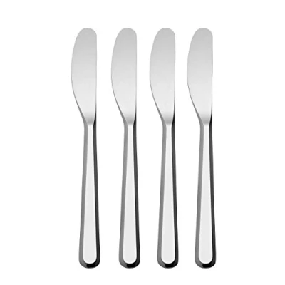 Imagen de Alessi Amici Set de 4 Cuchillos para Mantequilla, Acero