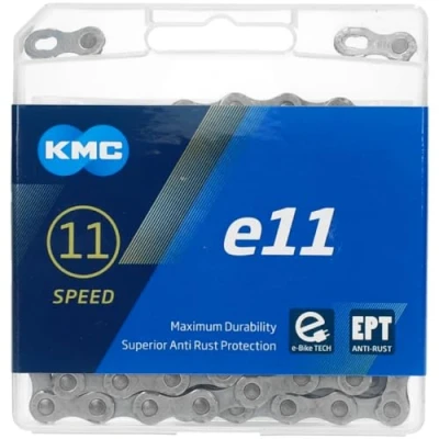 Imagen de KMC E11 Ept Cadena de Bicicleta eléctrica, Unisex, Argento Scuro, 136 Link