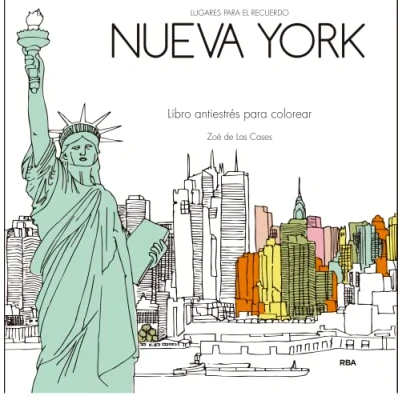 Imagen de Nueva York secreto. Libro antiestrés para colorear (Práctica)