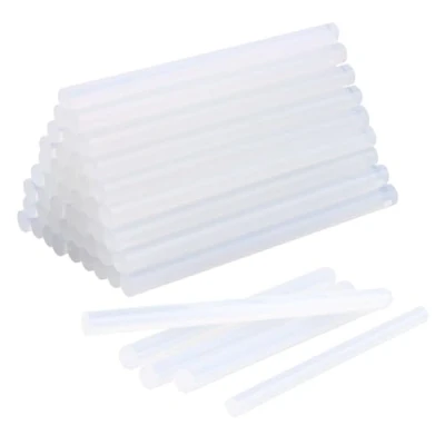 Imagen de 45PCS Pegamento Termofusible, 11x200mm Barras de Caliente Transparente, Transparente para Pistola Caliente, Silicona Sellado Fijación