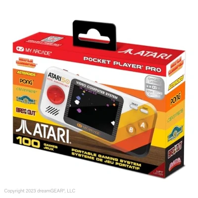 Imagen de My Arcade DGUNL 7015 Atari Pocket Player Pro Sistema de Juegos Portátil 100