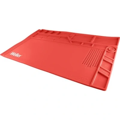 Imagen de Weller WLACCWSM1 02 Tapete para Trabajos de Soldadura Tamaño Grande, Muy Útil el Lugar Trabajo Organizado