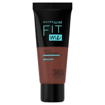 Imagen de Maybelline New York Fond de Teint Fluide Fit Me Matte &amp; Poreless Peaux normales à grasses teinte : 365 Expresso 30 ml