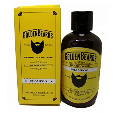 Imagen de Golden Beards Champú para barba de 100 ml. Haga su más suave y limpia con el mejor barba. la limpieza ingredientes naturales. que ayuda a detener picor (Golden Lavanda ml)