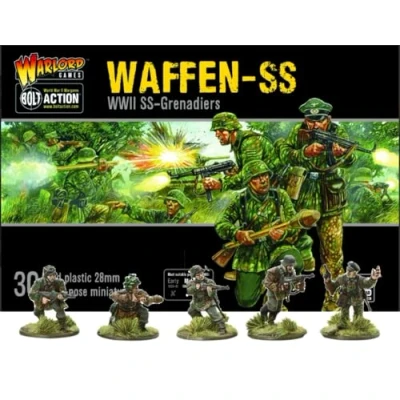 Imagen de Bolt Action Warlord Games, Waffen SS, Wargaming Miniatures